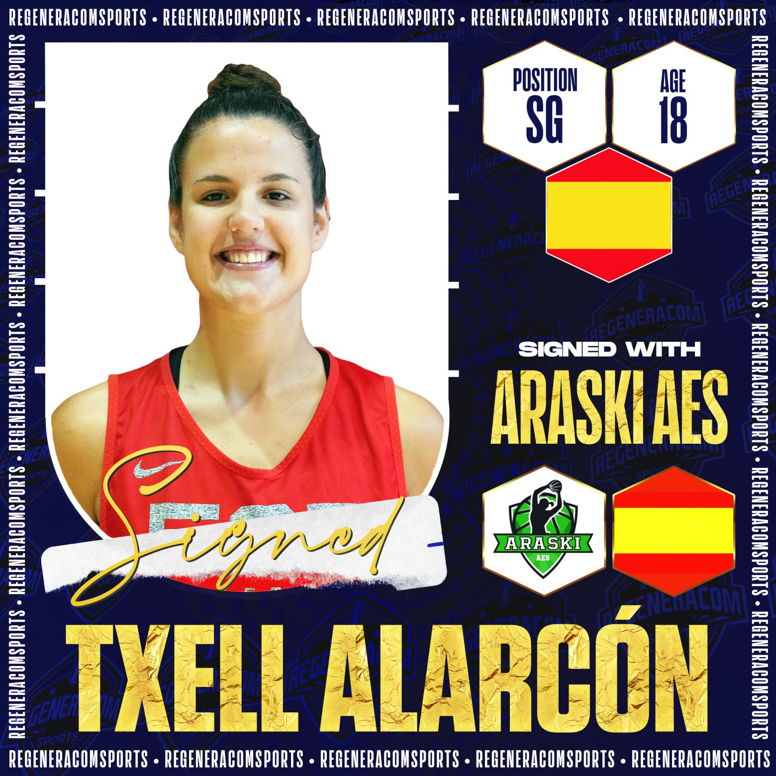 TXELL ALARCÓN has signed with Araski for the 2022/23 and 2023/24 seasons