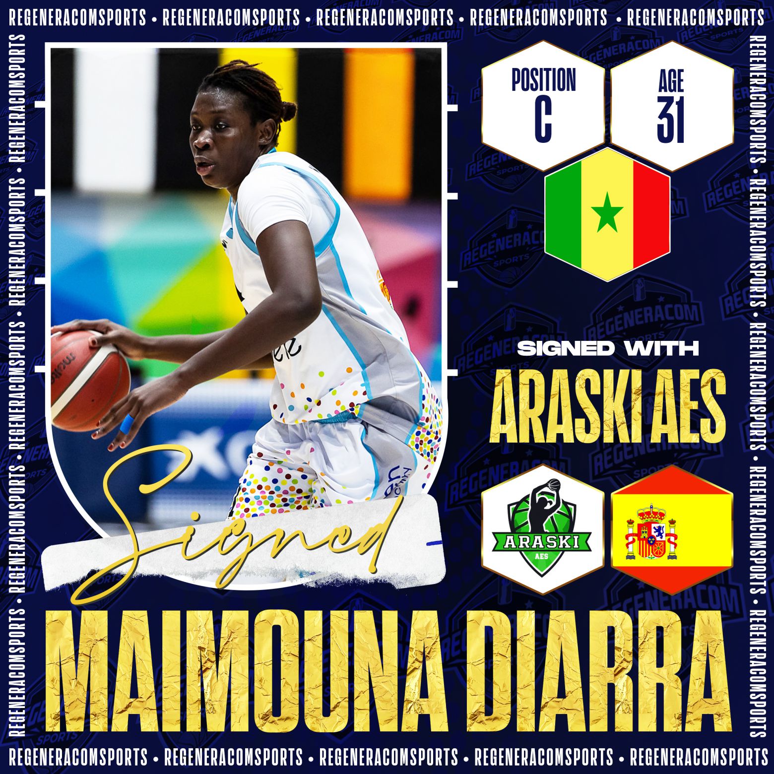 MAIMOUNA DIARRA has signed with Campus Promete for the 2022/23 season