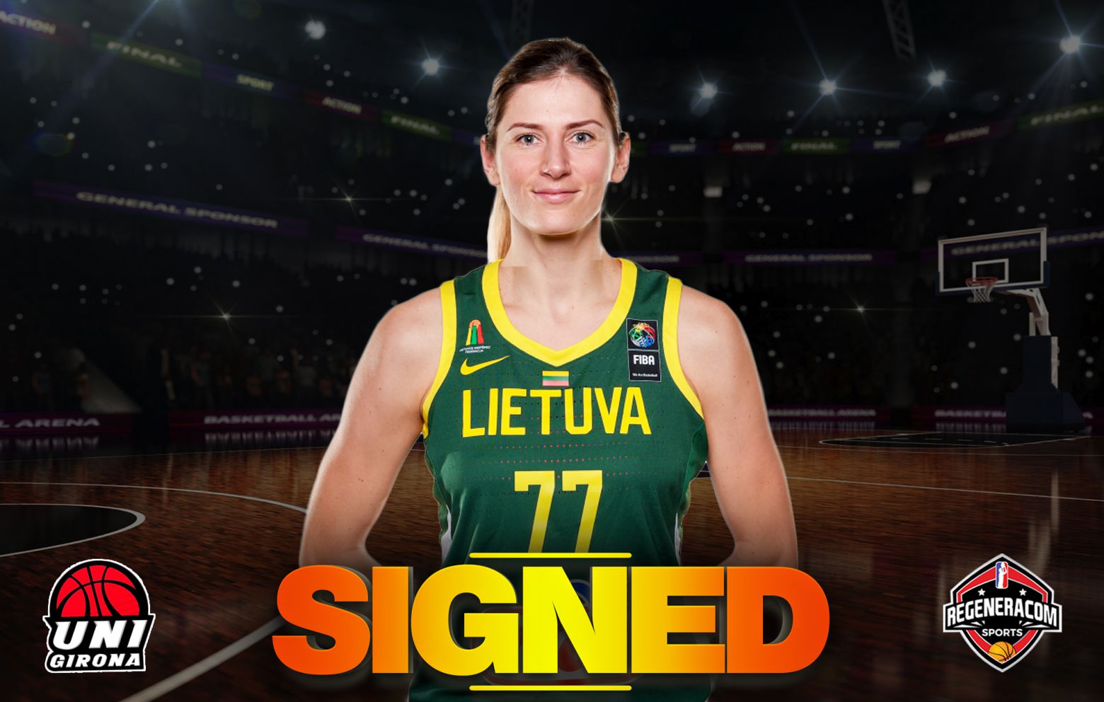 GIEDRE LABUCKIENE has extended with Uni Girona for the 2021/22 and 2022/23 seasons