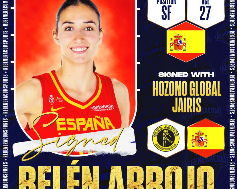 BELÉN ARROJO ha firmado con Hozono Global Jairis para la temporada 2022/23