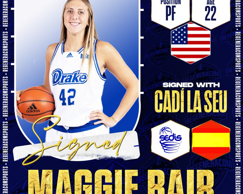 MAGGIE BAIR has signed in Spain with Cadí La Seu for the 2023/24 season