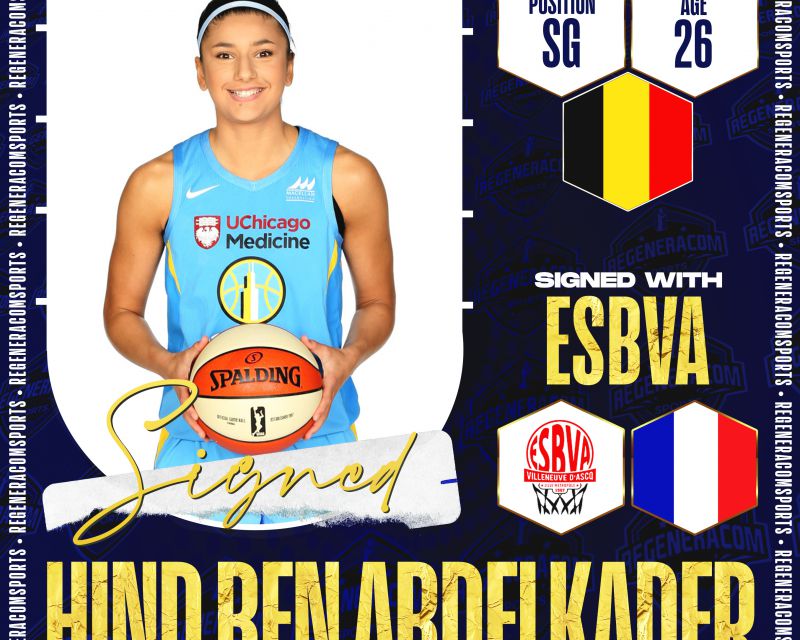 HIND BEN ABDELKADER has signed in France with ESBVA for the 2022/23 season