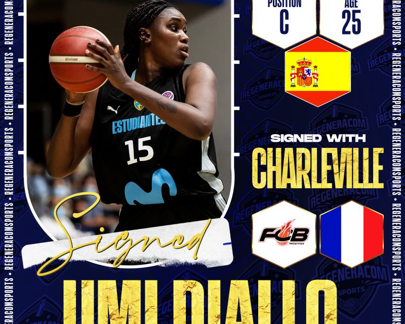 UMI DIALLO has signed in France with Charleville until the end of the 2022/23 season