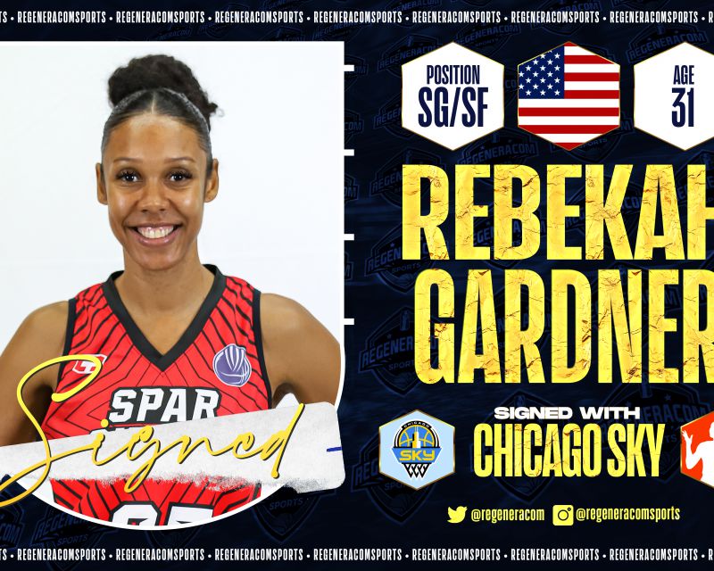 REBEKAH GARDNER has signed in the WNBA with the Chicago Sky