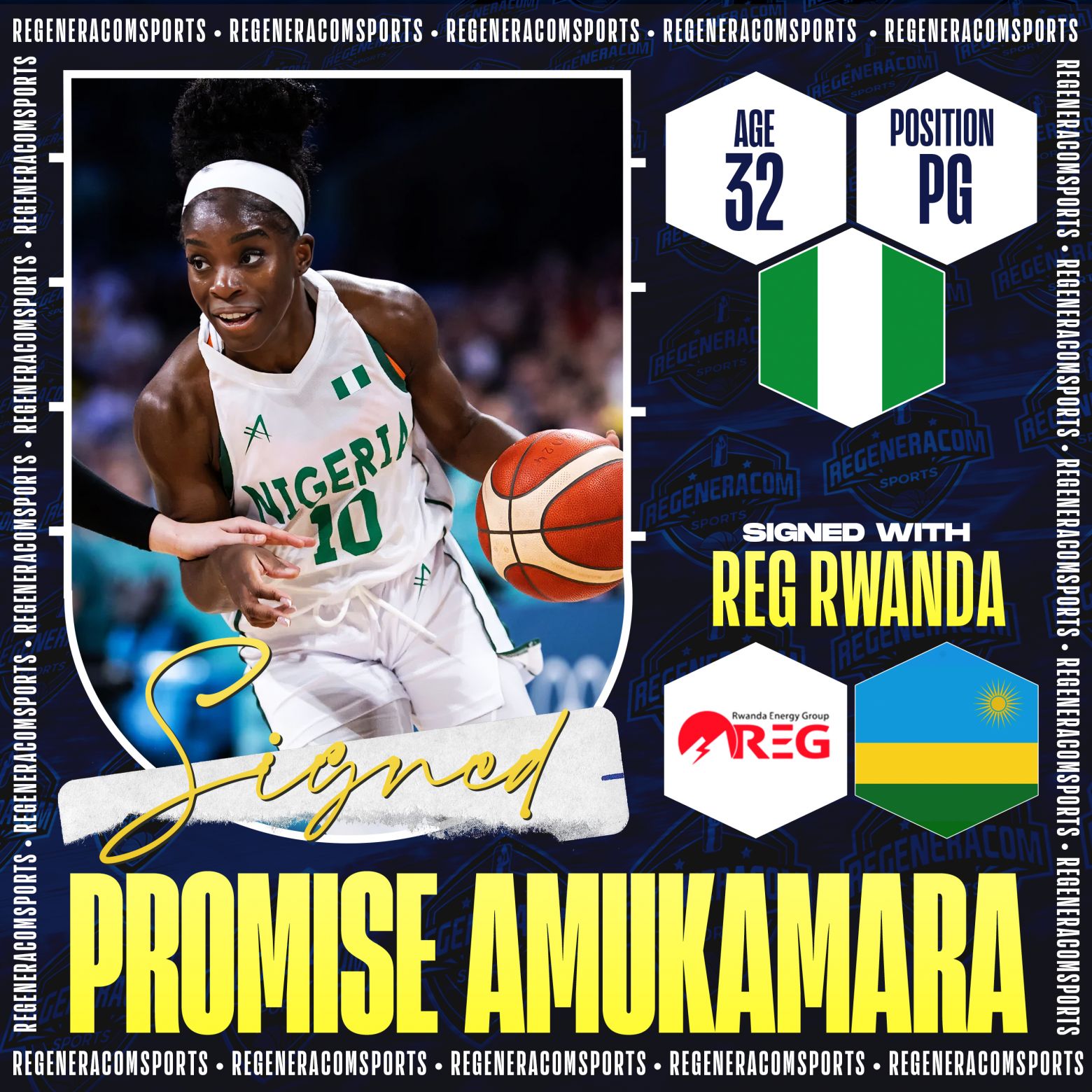 Promise Amukamara has signed with REG Women BBC