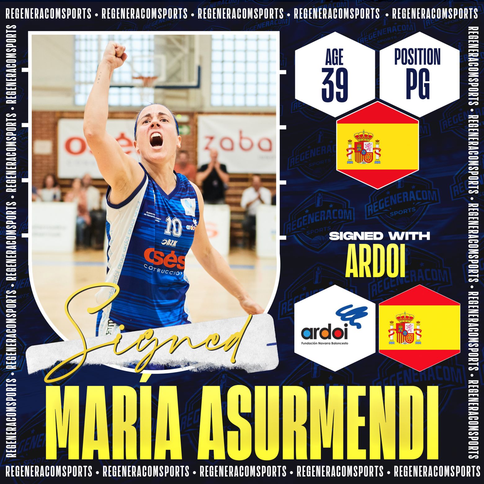 María Asurmendi has re-signed with Ardoi for the 2025/26 season