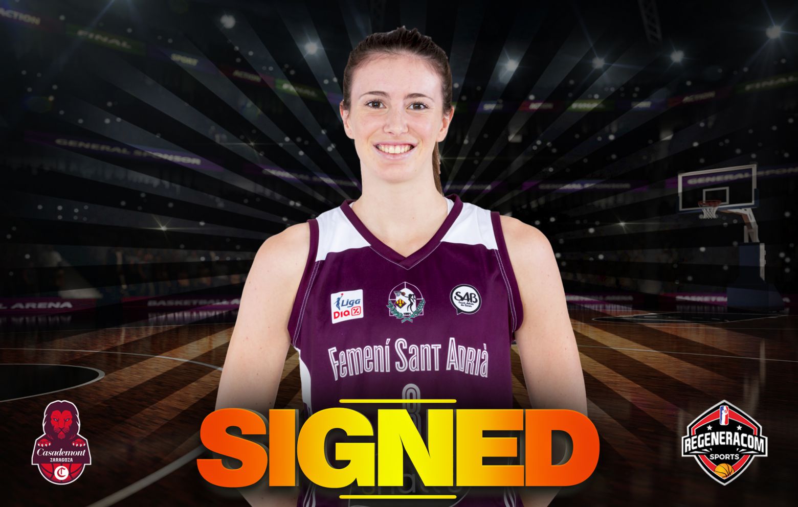 AINA AYUSO has signed with Casademont Zaragoza