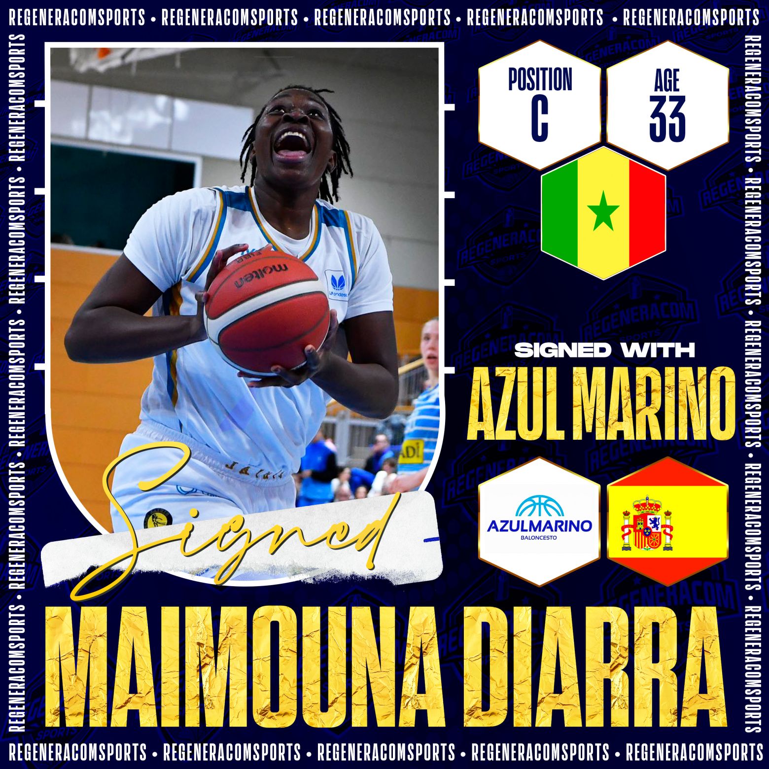 Maimouna Diarra ha firmado con Azul Marino Mallorca hasta el final de la temporada 2023/24