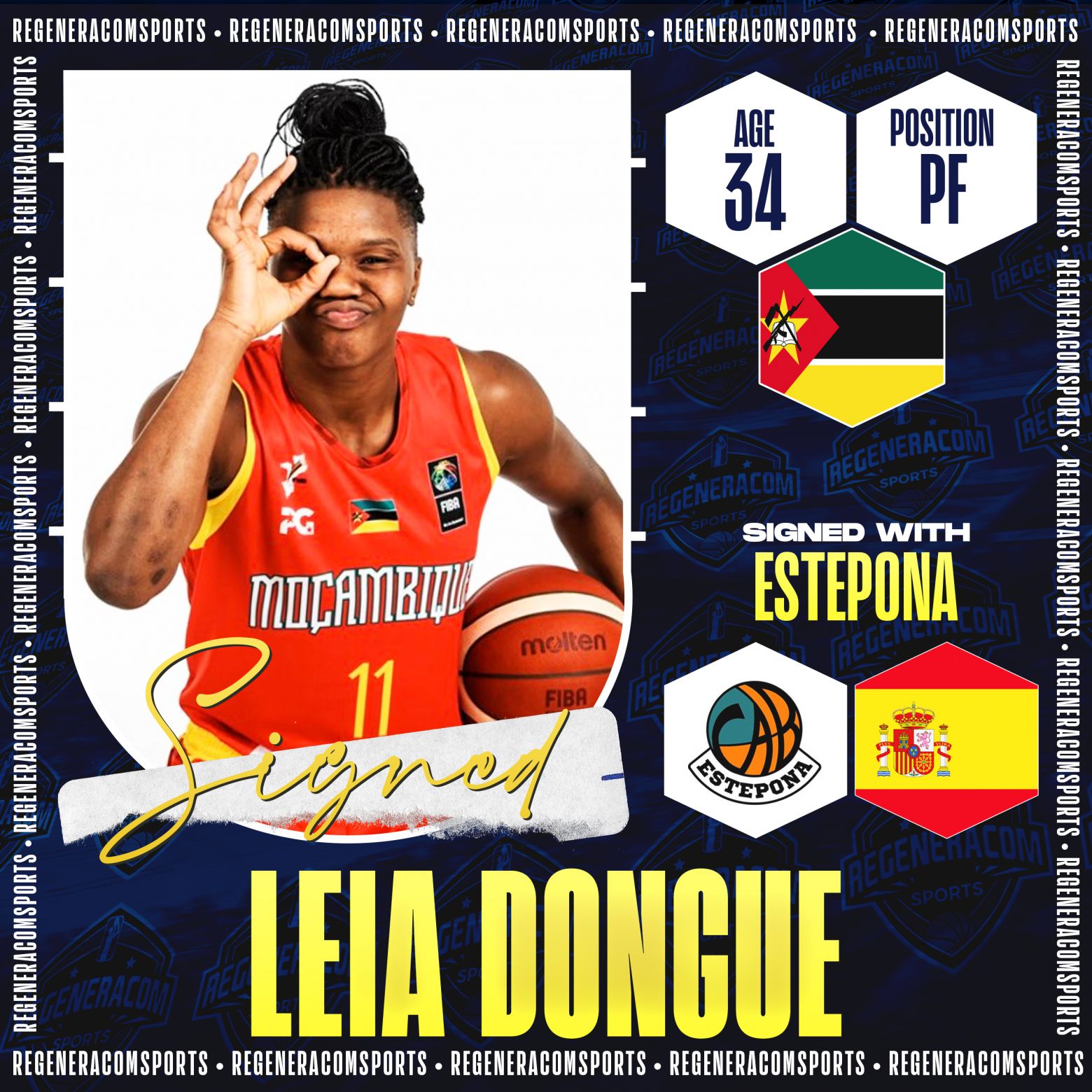 Leia Dongue has signed with Estepona for the 2025/26 season