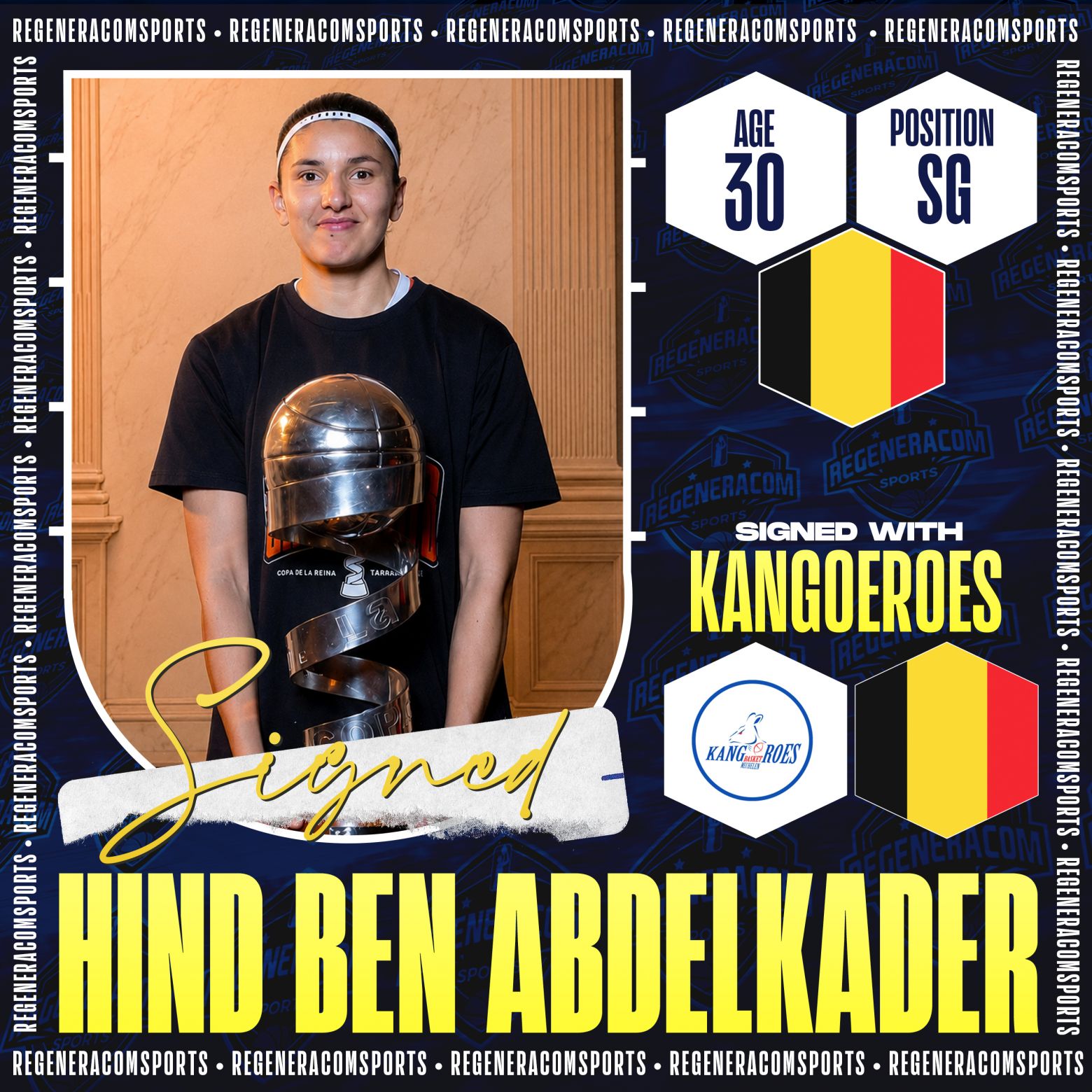 Hind Ben Abdelkader ha firmado con Kangoeroes Mechelen para la temporada 2026/27