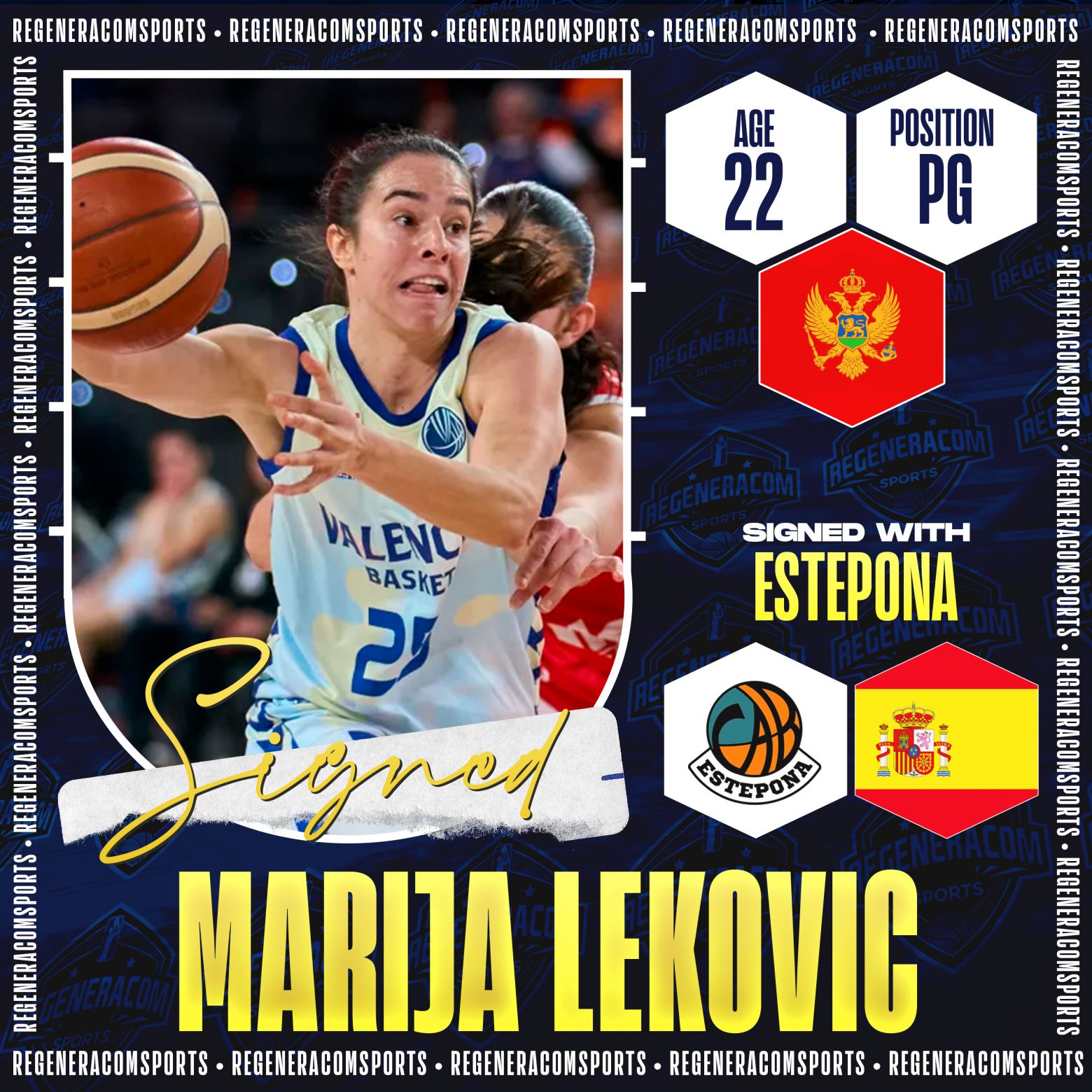Marija Lekovic has signed with CAB Estepona