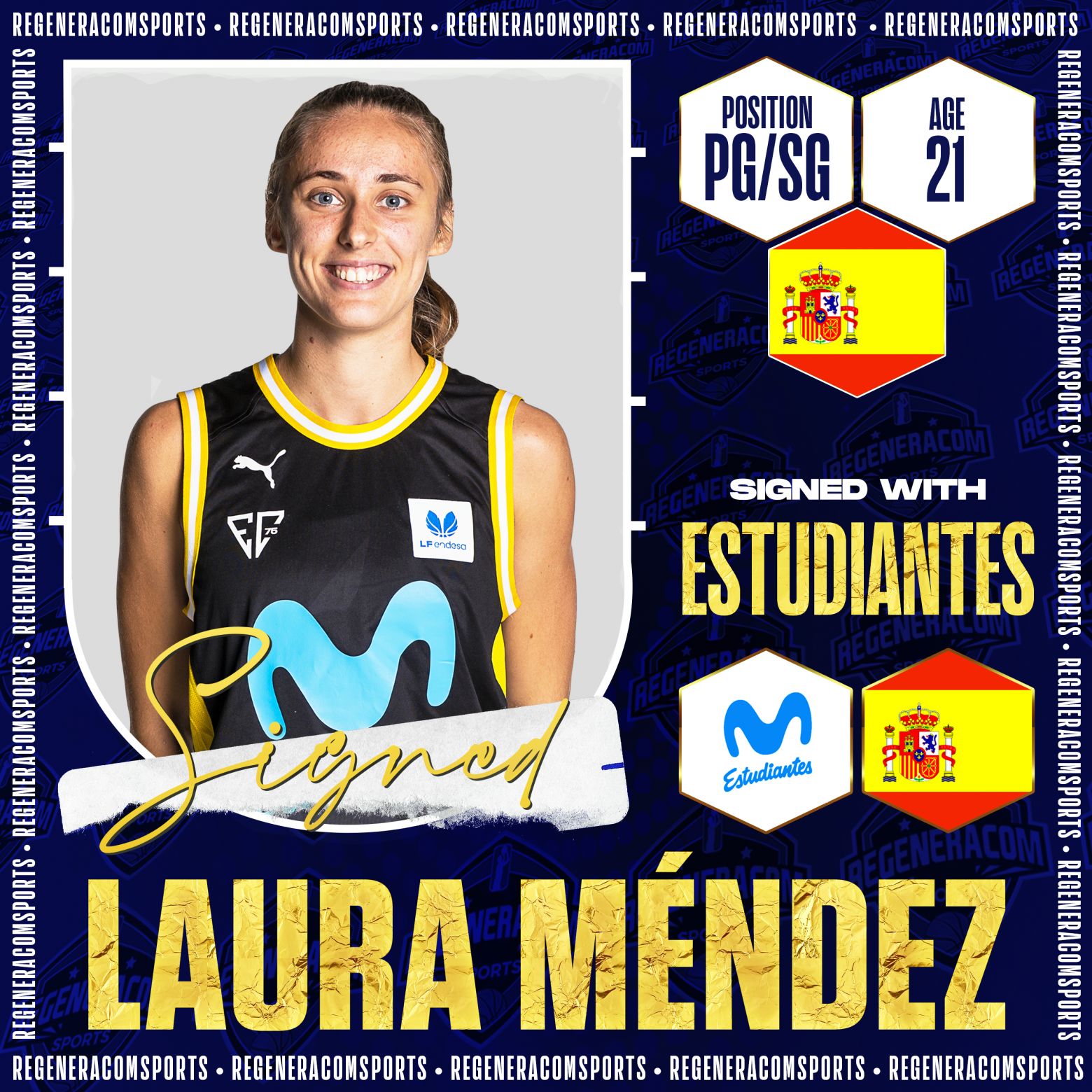 LAURA MÉNDEZ has re-signed with Estudiantes for the 2023/24 season
