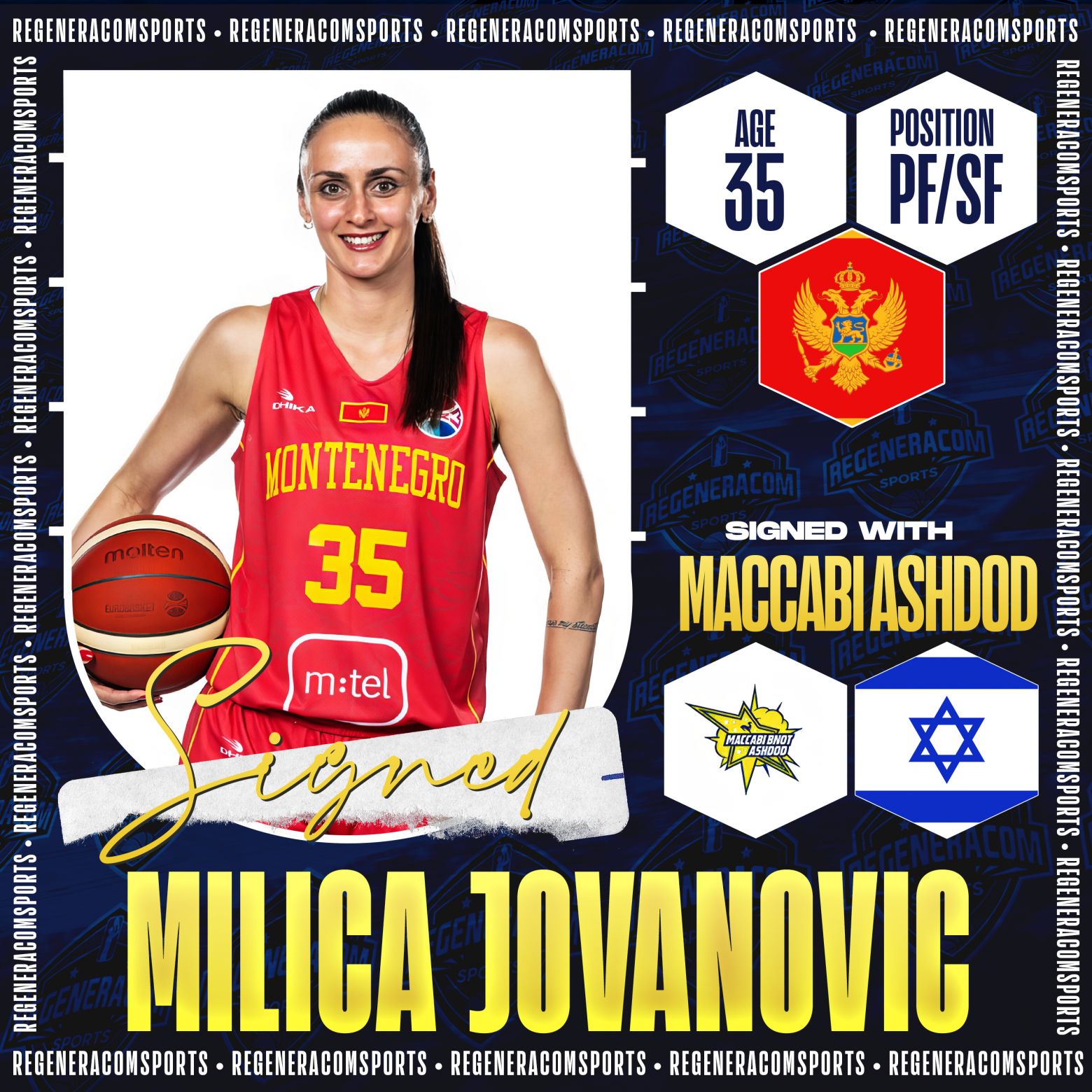 Milica Jovanovic has signed with Maccabi Bnot Ashdod for the 2025/26 season