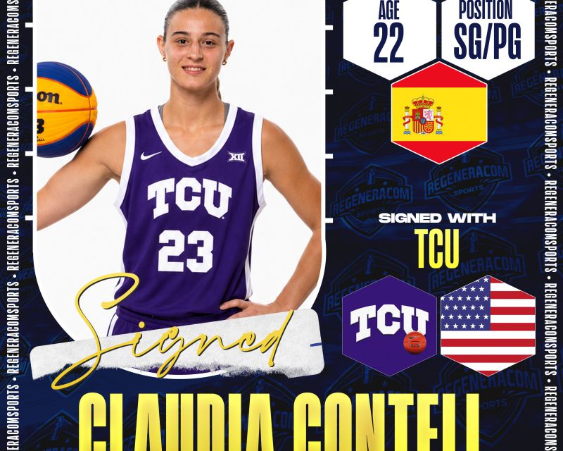 Claudia Contell has signed with TCU for the 2026/27 season