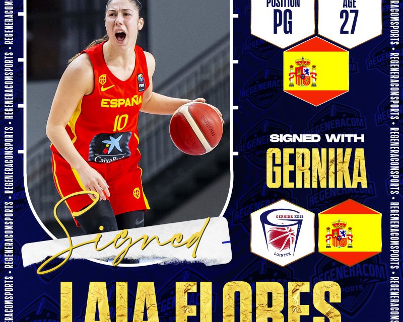 LAIA FLORES has signed with Gernika for the 2023/24 season