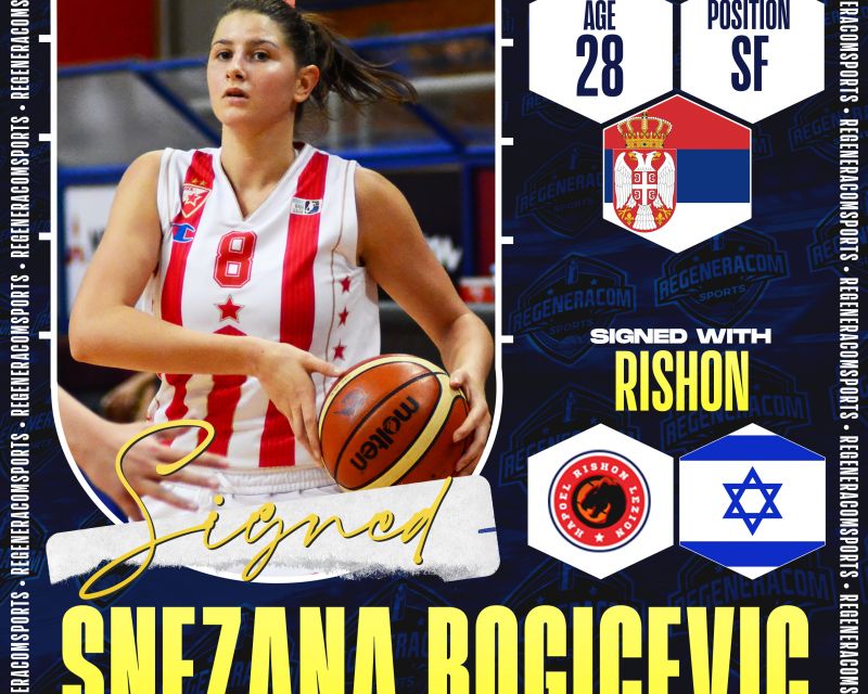Snezana Bogicevic has signed with Rishon LeZion