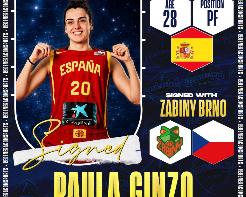 Paula Ginzo has signed with Zabiny Brno for the 2026/27 season