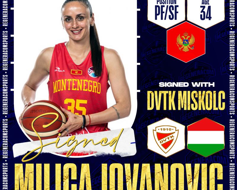 MILICA JOVANOVIC has re-signed with Miskolc for the 2023/24 season