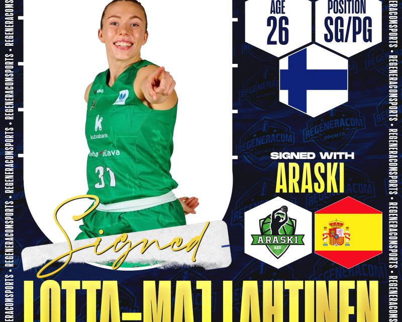 Lotta-Maj Lahtinen has re-signed with Araski for the 2026/27 season