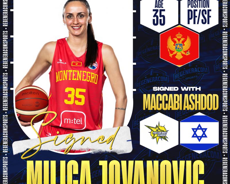 Milica Jovanovic has signed with Maccabi Bnot Ashdod for the 2025/26 season