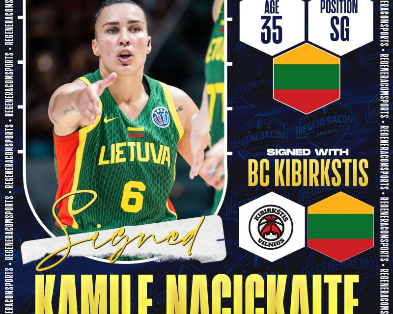 Kamile Nacickaite has signed with BC Kibirkstis for the 2025/26 season