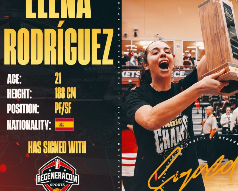 Elena Rodríguez has signed with Regeneracom Sports