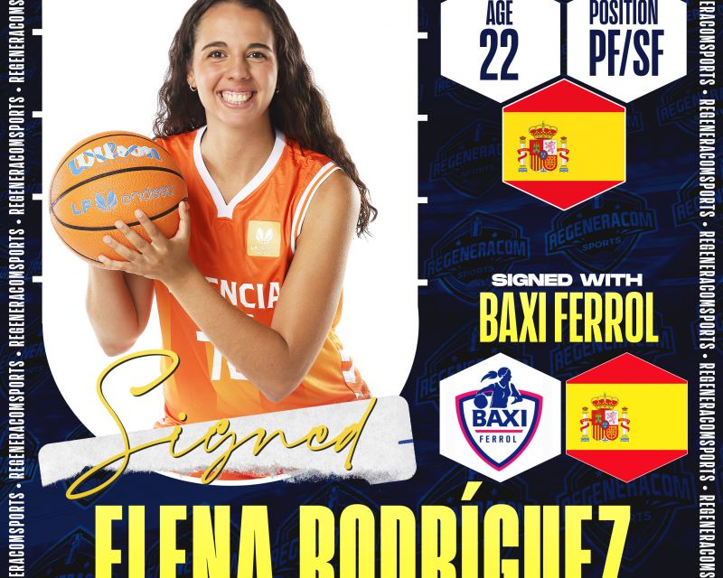 Elena Rodríguez has signed with BAXI Ferrol until the end of the 2025/26 season