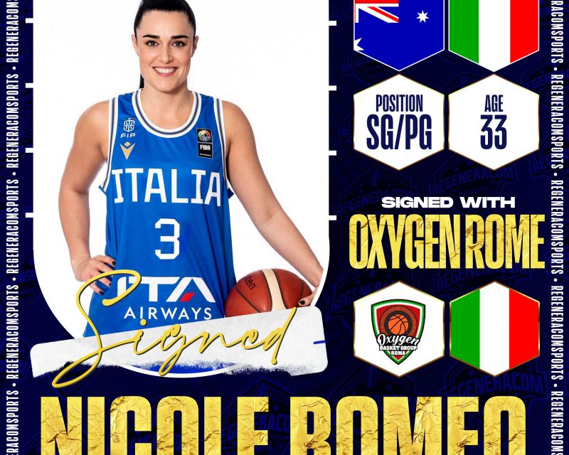 NICOLE ROMEO has signed with Oxygen Rome for the 2023/24 season