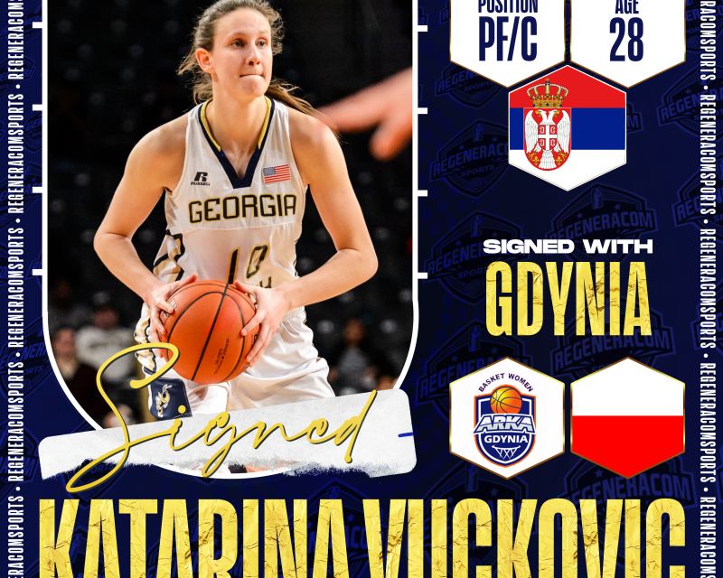 KATARINA VUCKOVIC has signed in Poland with Gdynia until the end of the 2022/23 season